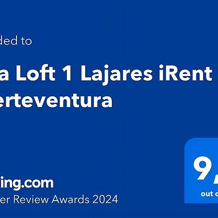 ラ・オリーバLola Loft 1 Lajares Irent Fuerteventuraアパートメント エクステリア 写真